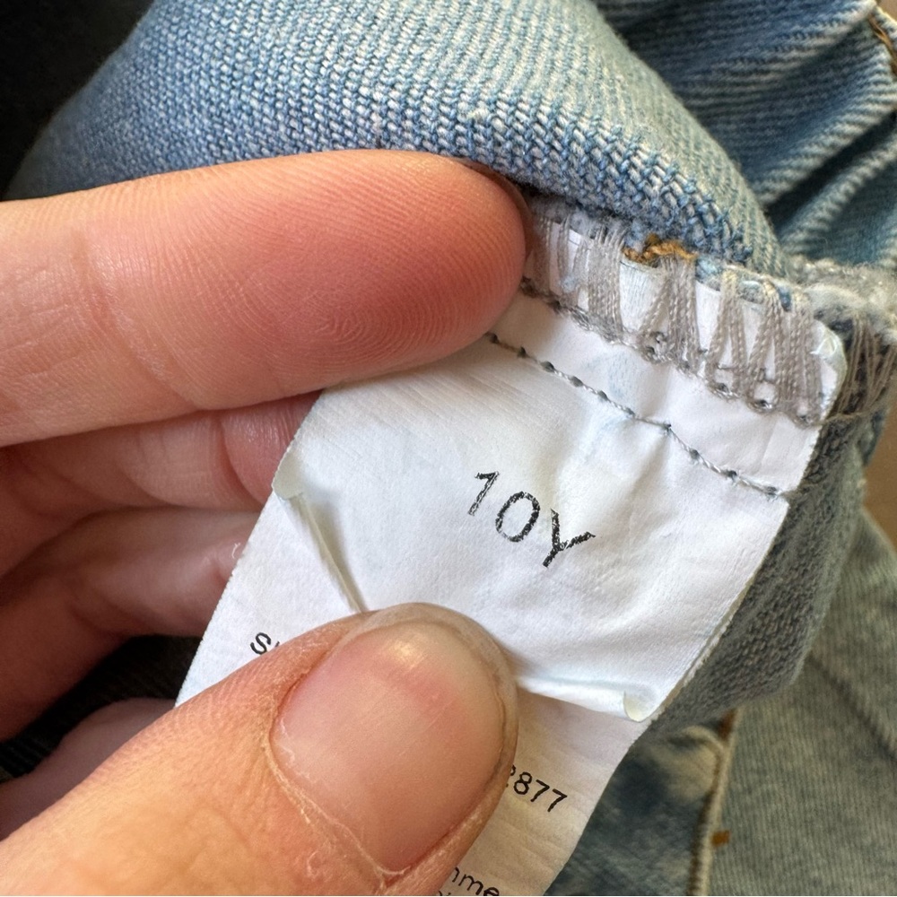 Pleated A Line Mini Denim Skirt - Picture 5 of 11